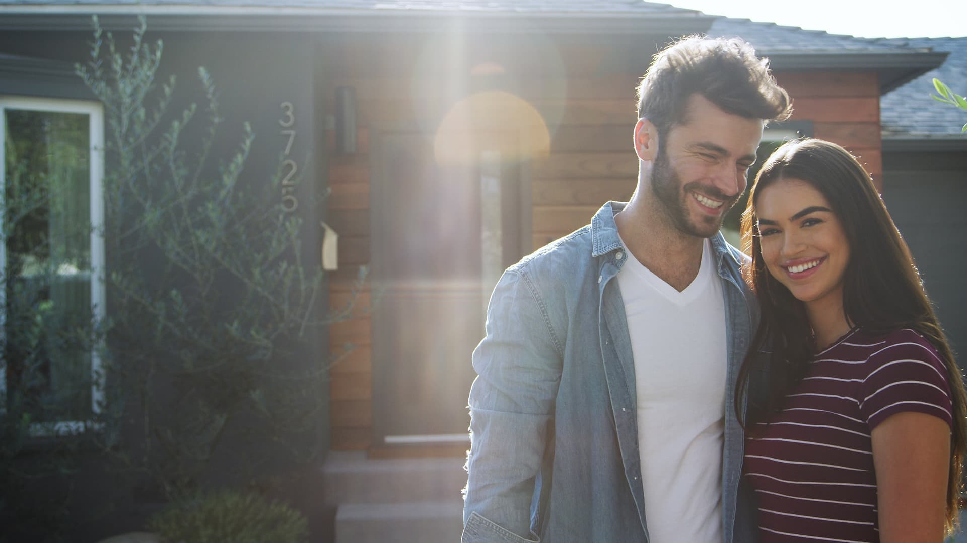 Couple planning home maintenance