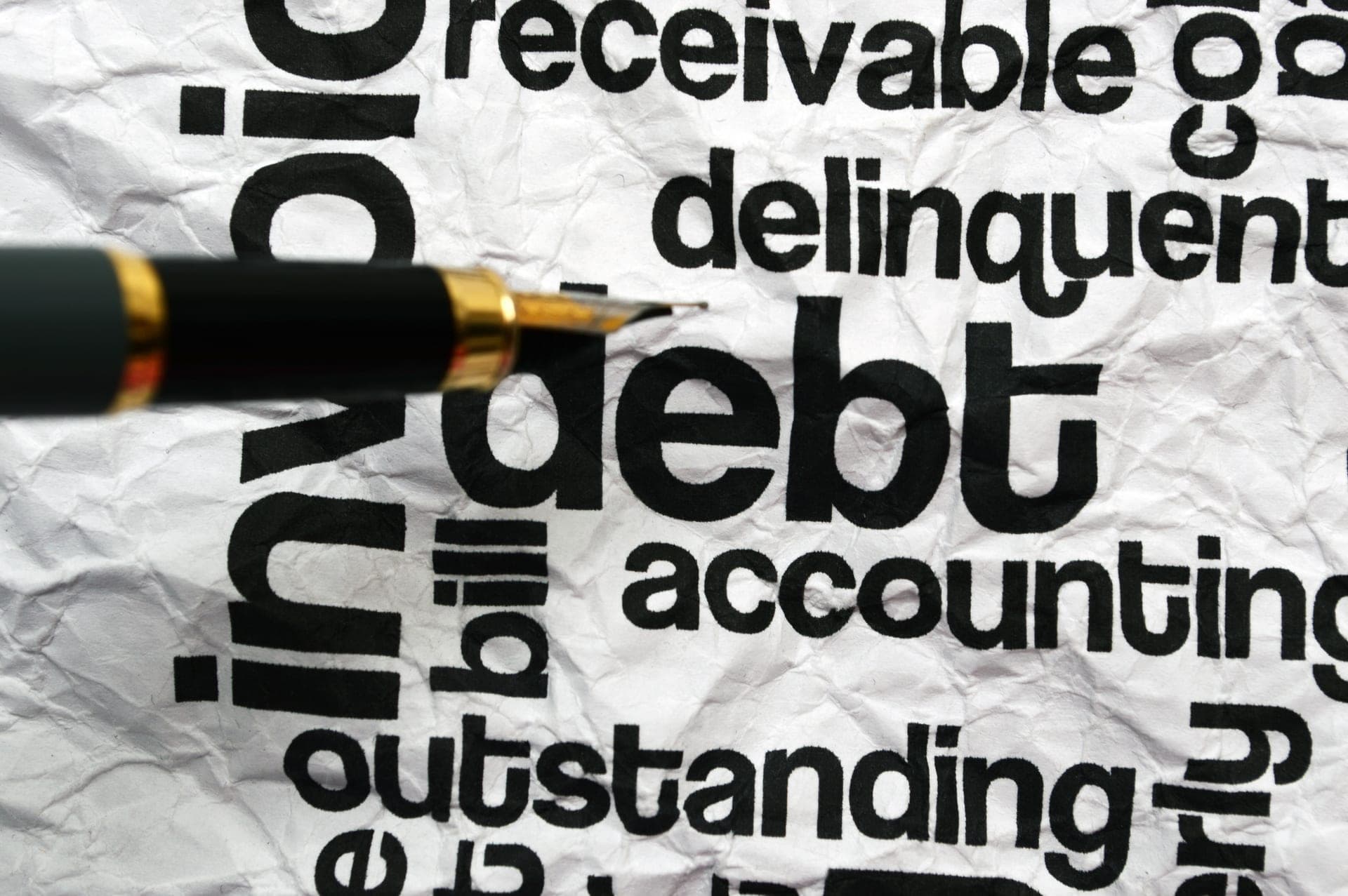 Debt concept visualization